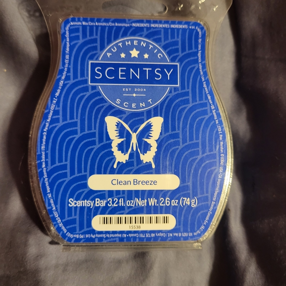 NWOTs Scentsy Clean Breeze wax bar